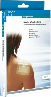 Zdjęcie produktu dla Höga-Derm sterylny 9x15cm 10 szt