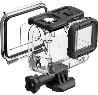 Productafbeelding van Waterdichte touchscreen-behuizing voor actioncamera's, geschikt voor duiken en bescherming tegen stoten.