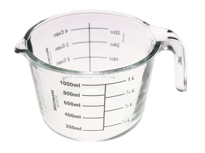 Obrázek produktu pro Westmark 30632260, 1 l, ml, oz, Sklo, Černá, Průhledná, 0 - 280 °C, 210 mm