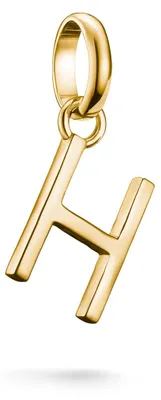 Image de Thomas Sabo Charm pendentif lettre H Connect doré