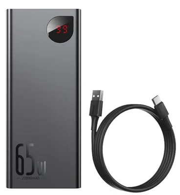 Zdjęcie produktu dla Baseus PPIMDA-D01 power bank polimerowy 20000 mAh czarny