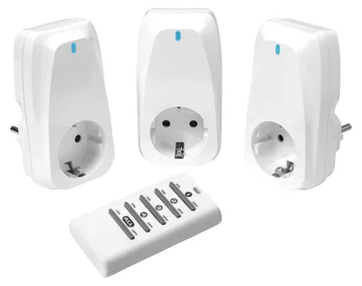 Produktbild von VIVanco™3er Set Funksteckdosen