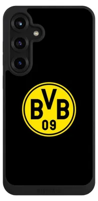 Produktbild von NIVOCASE Handyhülle für Samsung Galaxy S25+  Hülle NIVOpure Case Schwarz BVB Borussia Dortmund Logo