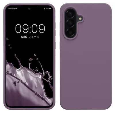 Produktbild von kwmobile Handyhülle für Samsung Galaxy A56 5G Hülle - Case Silikon - Kabelloses Laden - Schutzhülle Cover in Helle Iris