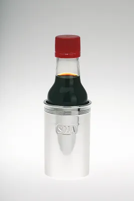 Produktbild von Soja-Ständer inklusive Flasche versilbert H 17,0cm