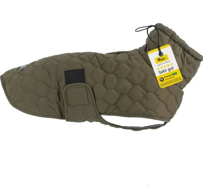 Produktbild von Wanderpfote Hundejacke in Grün - Steppjacke - besonders Warm & Hochwertig - Größe L
