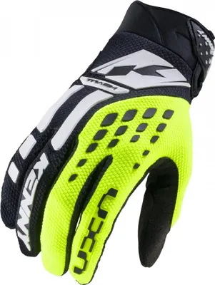 Immagine prodotto di Guanti da bambino KENNY TRACK S Cross Enduro Giallo Neon Nero Bianco