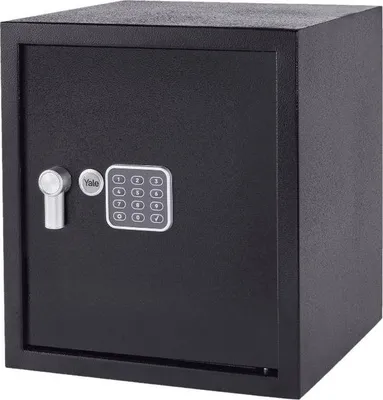 Produktbild von Yale Elektronischer Tresor groß, YSV/390/DB2, safe mit Code & Schlüssel, Schwarz
