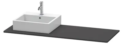 Produktbild von DURAVIT XS060GL8080 Konsole XSquare m. Ausschnitt links