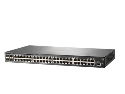 Produktbild von HPE Aruba Networking 2930F 48G 4SFP, Managed, L3, Gigabit Ethernet (10/100/1000), Vollduplex, Rack-Einbau, 1U