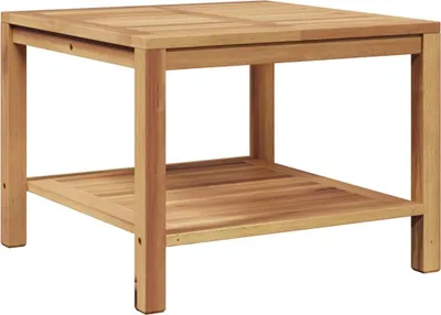 Obrázek produktu pro vidaXL Konferenční stolek s úložným prostorem, hnědý, 60 x 60 x 45 cm, masivní teakové dřevo