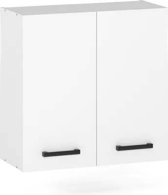 Produktbild von ULWEHOME Hängeschrank 60 cm mit 2 Fronten, Weiß matt | Küchenmöbel der Serie EKO