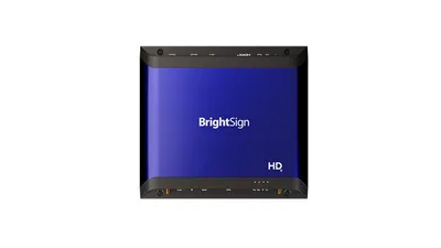 Produktbild von BrightSign HD225, Schwarz, Violett, M2TS, MKV, MOV, MP4, TS, VOB, BMP, JPEG, PNG, H.264, H.265, AAC, MP2, MP3, WAV, 4K Ultra HD