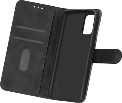 Produktbild von Avizar, Flip Cover Geldbörse, Etui Kunstleder für Oppo Find X3 Lite, Schwarz