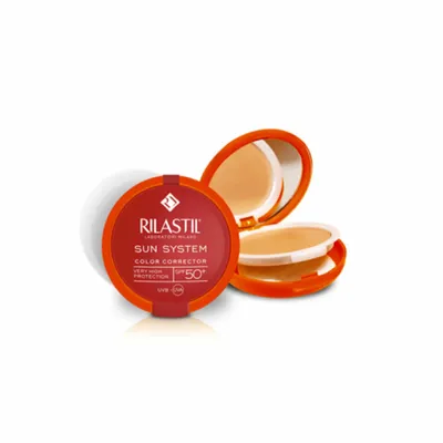 Productafbeelding van Compact bronzerpoeder Rilastil Sun System SPF 50+ Doré (10 g)