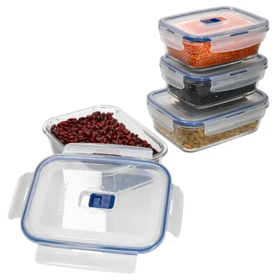 Produktbild von 4tlg Set Pure Box Active Vorratsdose - 2x 82cl & 2x 122cl - 5088000