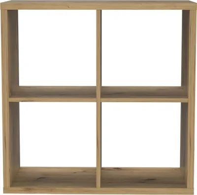 Produktbild von Casa Dolce Regal MARKO 4, Eiche 73x33x73 cm, skandinavischer Stil, 4 offene Fächer