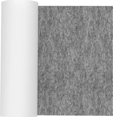 Immagine prodotto di Clanmacy feltro autoadesivo 100x150cm DIY feltro scivola autoadesivo protezione pavimento scale mobili grigio