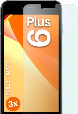 Produktbild von moex® 3x Schutzfolie kompatibel mit Apple iPhone 6 Plus - Displayschutzfolie Anti Reflex Folie, Matt