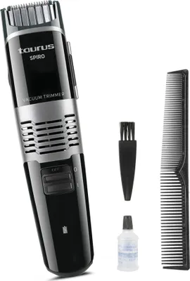Produktbild von Taurus Barttrimmer Saugfunktion 11 Schnitthöhen Edelstahl-Klingen SPIRO