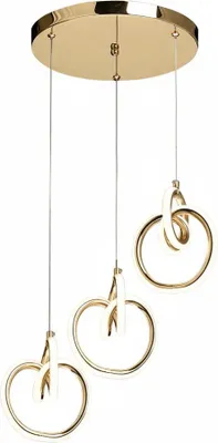 Immagine prodotto di Lampadario A Sospensione Toolight Lhj093-3Cp Gold