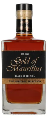 Produktbild von Gold of Mauritius Black 48 Edition The Heritage Selection 48% Vol. 0,7l