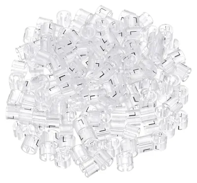 Größenetiketten für Kleiderbügel, 13x9 mm, 3 mm Stange, 150 St.