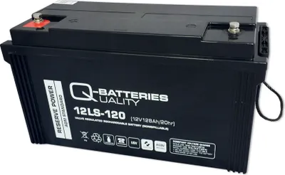 Produktbild von Q-Batteries 12LS-120 / 12V - 120Ah Blei Akku Standard-Typ AGM 10 Jahres Typ