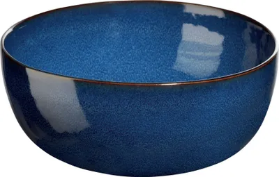 Zdjęcie produktu dla ASA Selection saisons salaterka midnight blue, talerz sałatkowy, miska, naczynie, kamionka, niebieski, D 22 cm, 27271119