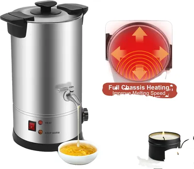 Produktbild von Elektrischer Wachsschmelzer 10L, schnelles Heizen, präzise Temperaturkontrolle, Ja