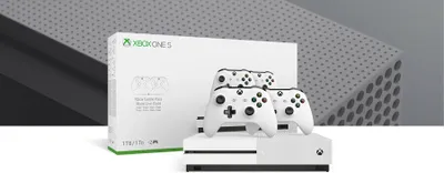 Produktbild von Microsoft Xbox One S, Xbox One S, Weiß, 8192 MB, AMD Jaguar, AMD Radeon, HDD