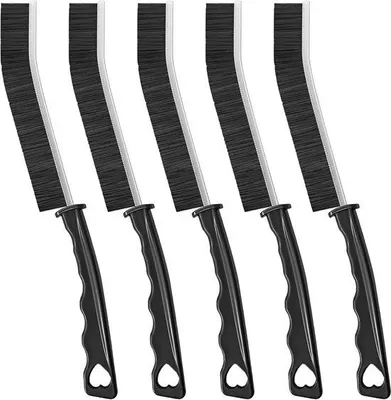 Produktbild von Harte Haarbürsten für Eckenreinigung, Fugenreinigung, Schleifreinigung, Fugenreinigung, Badkammerreinigung für Fliesenböden, Küche (5 Stück)