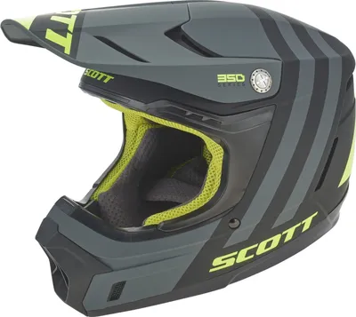 Produktbild von Scott Motocross Helm Mips 350 EVO Plus Dash ECE , Schwarz Neon Gelb, S