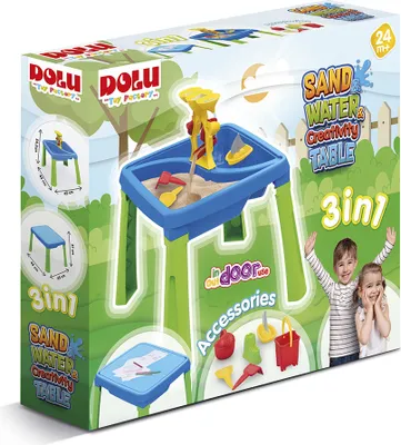 Image de DOLU blue activity table 3in1 3077 30771
