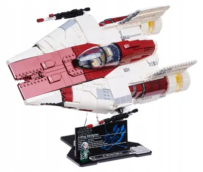 Immagine prodotto di Supporto nero per LEGO® 75275 Star Wars – Caccia stellare A-wing™