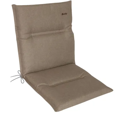 Produktbild von Herlag Niedriglehner-Auflage Greta 100x50x7cm Taupe, Green-Line: Bezug aus 100% recyceltem Polyester, Sitzauflage mit Fleck- & UV-Schutz