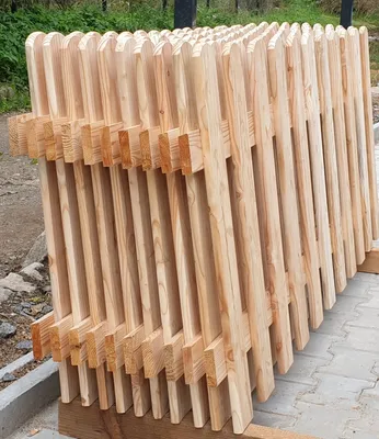 Produktbild von Zaunfelder 200x80 Sibirische Lärche 10 Stück Form gerade Ausführung