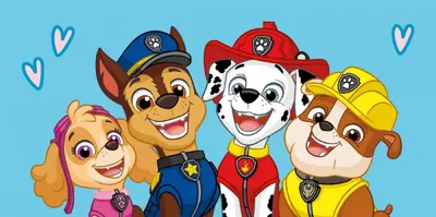 Produktbild von Paw Patrol Duschtuch Badetuch Strandtuch blau 70 x 140cm