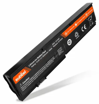 Image de subtel 1x Batterie pour Ordinateur portable Compatible avec Lenovo ThinkPad X200, ThinkPad X201, ThinkPad X201s, 42T4537 - (4400mAh, 10.8V)