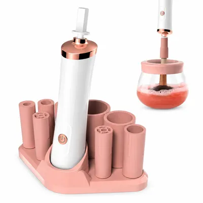 Produktbild von Make-up-Pinselreiniger mit Trocknungsfunktion,automatischer rotierender Pinselwascher, elektrische Reinigungsmaschine für verschiedene Make-up-Pinsel
