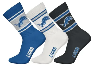 Produktbild von NFL Huddle 3pk Crew Socks 39/42 Detroit Lions Fanzone Artikel
