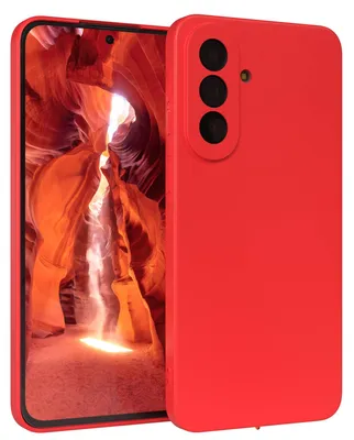Produktbild von EAZY CASE - TPU Hülle für Samsung Galaxy A57, TPU Case stoßfeste Handyhülle, weiches Cover mit Kameraschutz, Silikonhülle in Rot