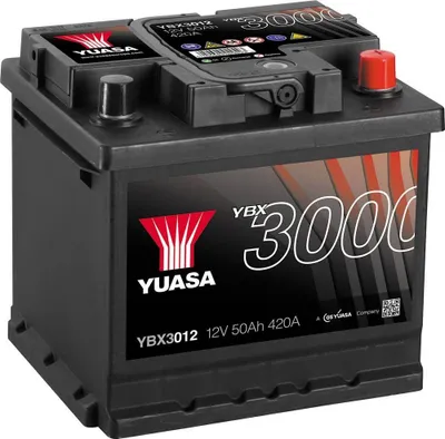Image de YUASA YBX3012 Batterie de démarrage 12 V 52 Ah 450 A (EN)