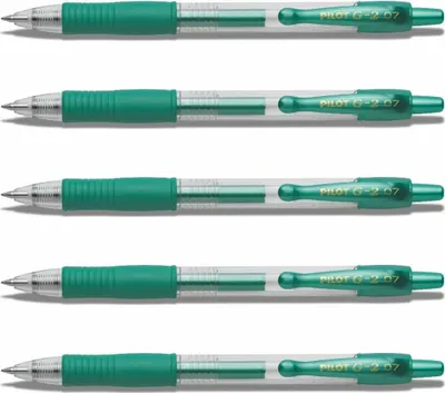 Produktbild von Pilot G2-07 Gelschreiber Metallicgrün - 5er-Set