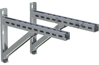 Produktbild von Jeremias DW-ECO 2.0 Wandstütze Querträger Typ II 500mm Edelstahl Abgassystem doppelwandig