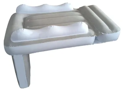 Zdjęcie produktu dla Łóżeczko Turystyczne Dmuchane Szare 82X50X55Cm