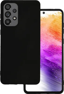 Produktbild von Weiche TPU Silikonhülle für Samsung Galaxy A73 – Optimaler Schutz in Schwarz KP17747