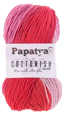 100g Strickgarn Papatya Cottonish 03