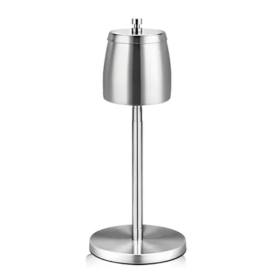 Produktbild von Edelstahl-Aschenbecher, verstellbarer Stand-Haushaltsaschenbecher für drinnen und draußen, winddicht/regendicht, rauchfrei, mit Abdeckung