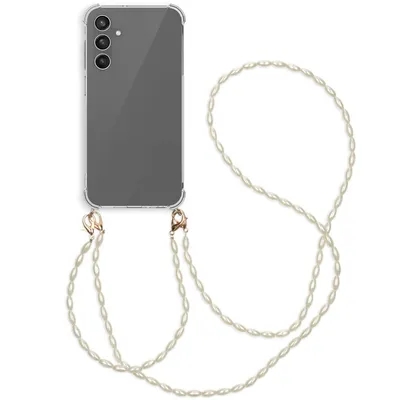 Obrázok produktu pre imoshion Zadný kryt so šnúrou + opasok - Pearls pre Samsung Galaxy A25 (5G) - Transparentný
